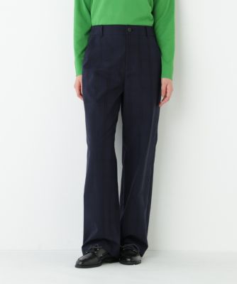 　◆先染めチェックストレートパンツ