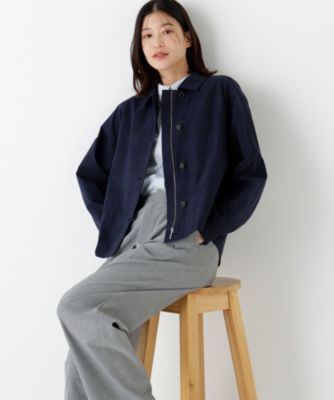 ◆先染めチェックブルゾン