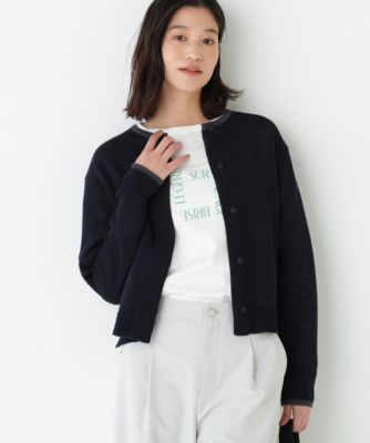 ◆ミドルゲージギマクルーネックカーディガン