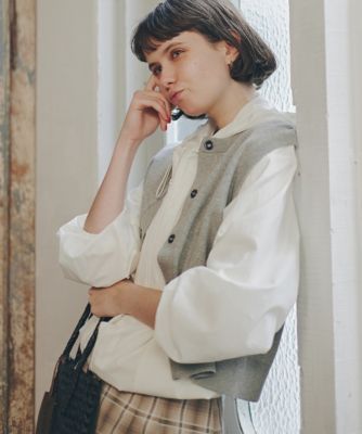 ◆《ウォッシャブル》シアーアノラックフーディーブルゾン