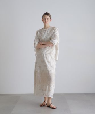 ◆ラティスエンブロイダリースカート