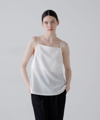 ADORE ハイツイストコットンツイルブラウス ホワイト 38 ADORE(アドーア)の◇ドライツイルブラウス通販 | 集英社HAPPY PLUS STORE