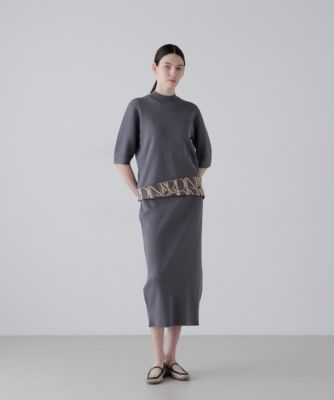 　◆ヒドゥンロゴニットスカート