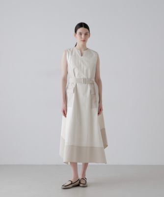 ドライタッチクロスワンピース