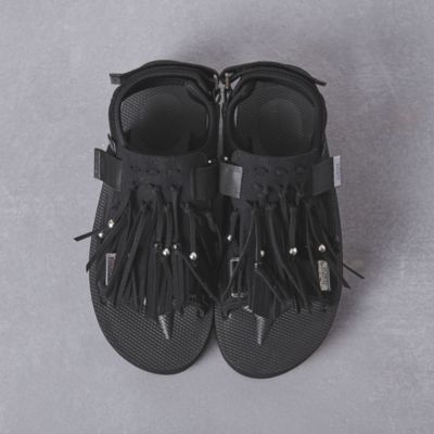United Arrows ユナイテッドアローズ の 別注 Suicoke スイコック フリンジ サンダル通販 Leeマルシェ
