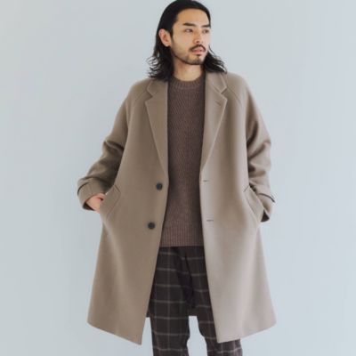 United Arrows Green Label Relaxing Men S ユナイテッドアローズ グリーンレーベル リラクシング のcm Fabrica メルトン チェスター コート 通販 集英社happy Plus Store