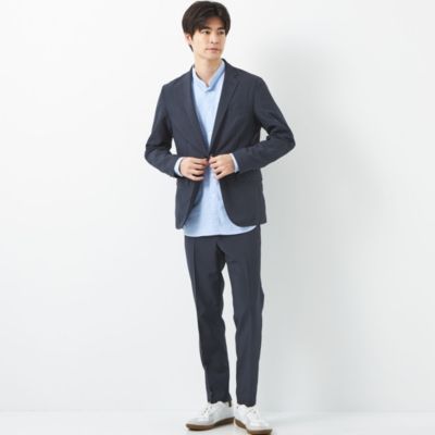 UNITED ARROWS green label relaxing：MEN'S(ユナイテッドアローズ グリーンレーベル  リラクシング)の【WEB限定】ドライエステルスリムセットアップ ジャケット＆パンツ 上下セット -吸水速乾-通販 | 集英社HAPPY PLUS  STORE