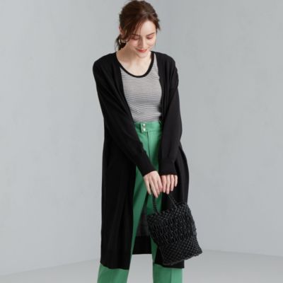 United Arrows Green Label Relaxing ユナイテッドアローズ グリーンレーベル リラクシング の 手洗い可能 Ffc Vネック ロング ガウン カーディガン通販 集英社happy Plus Store