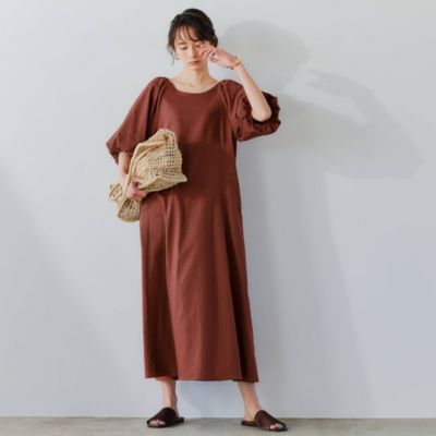 United Arrows Green Label Relaxing ユナイテッドアローズ グリーンレーベル リラクシング のffc バルーン スリーブ ワンピース通販 集英社happy Plus Store