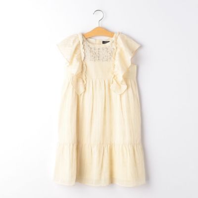 United Arrows Green Label Relaxing Kid S ユナイテッドアローズ グリーンレーベル リラクシング の キッズ ヨウリュウ Bigフリル ワンピース通販 集英社happy Plus Store