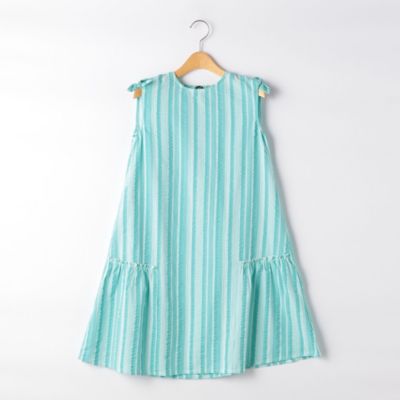 United Arrows Green Label Relaxing Kid S ユナイテッドアローズ グリーンレーベル リラクシング の ジュニア Tj Glr ストライプ ワンピース通販 集英社happy Plus Store
