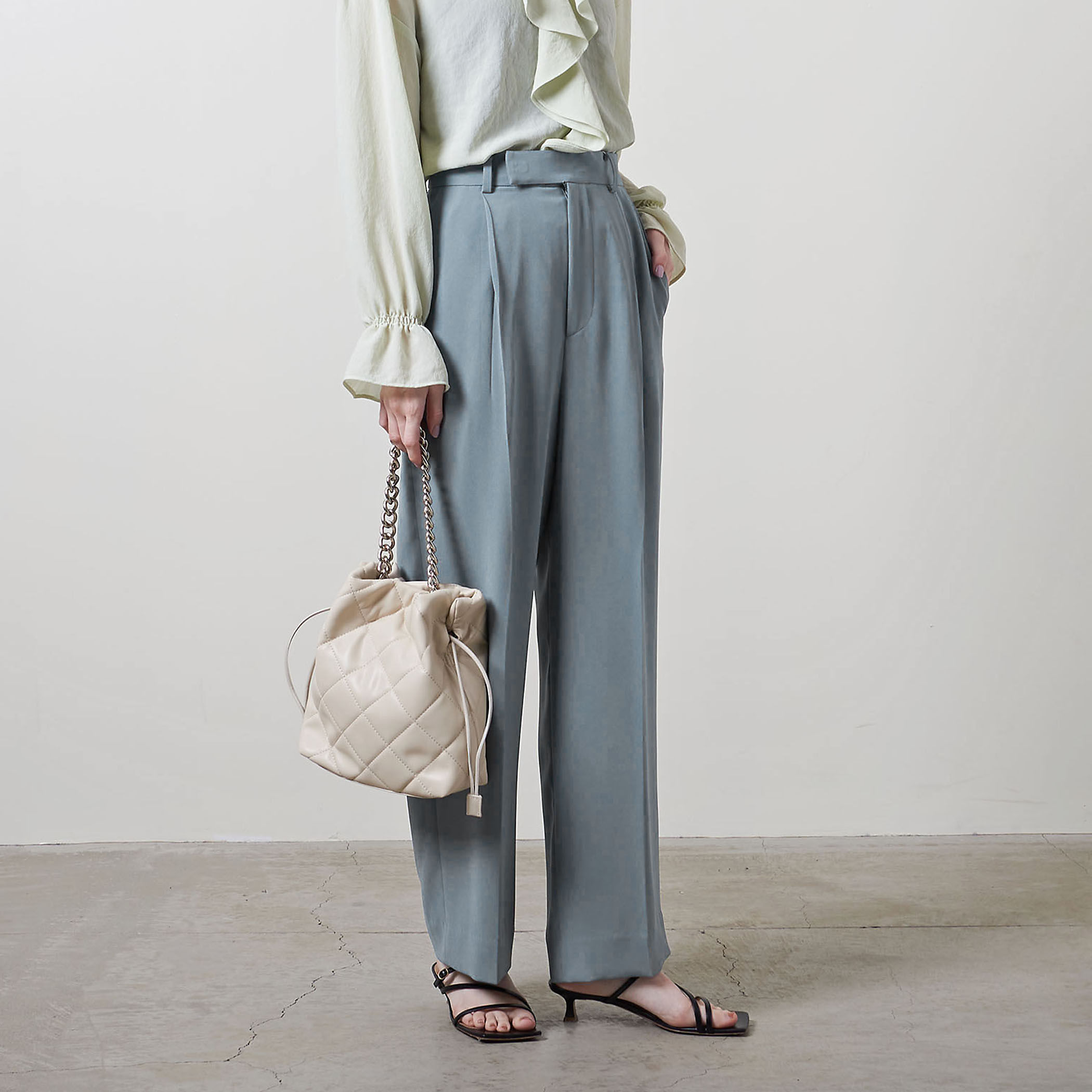 UNITED ARROWS/UBCMD BK/STN ジョーゼット パンツ †/¥19,800 →¥7,920(60%OFF)