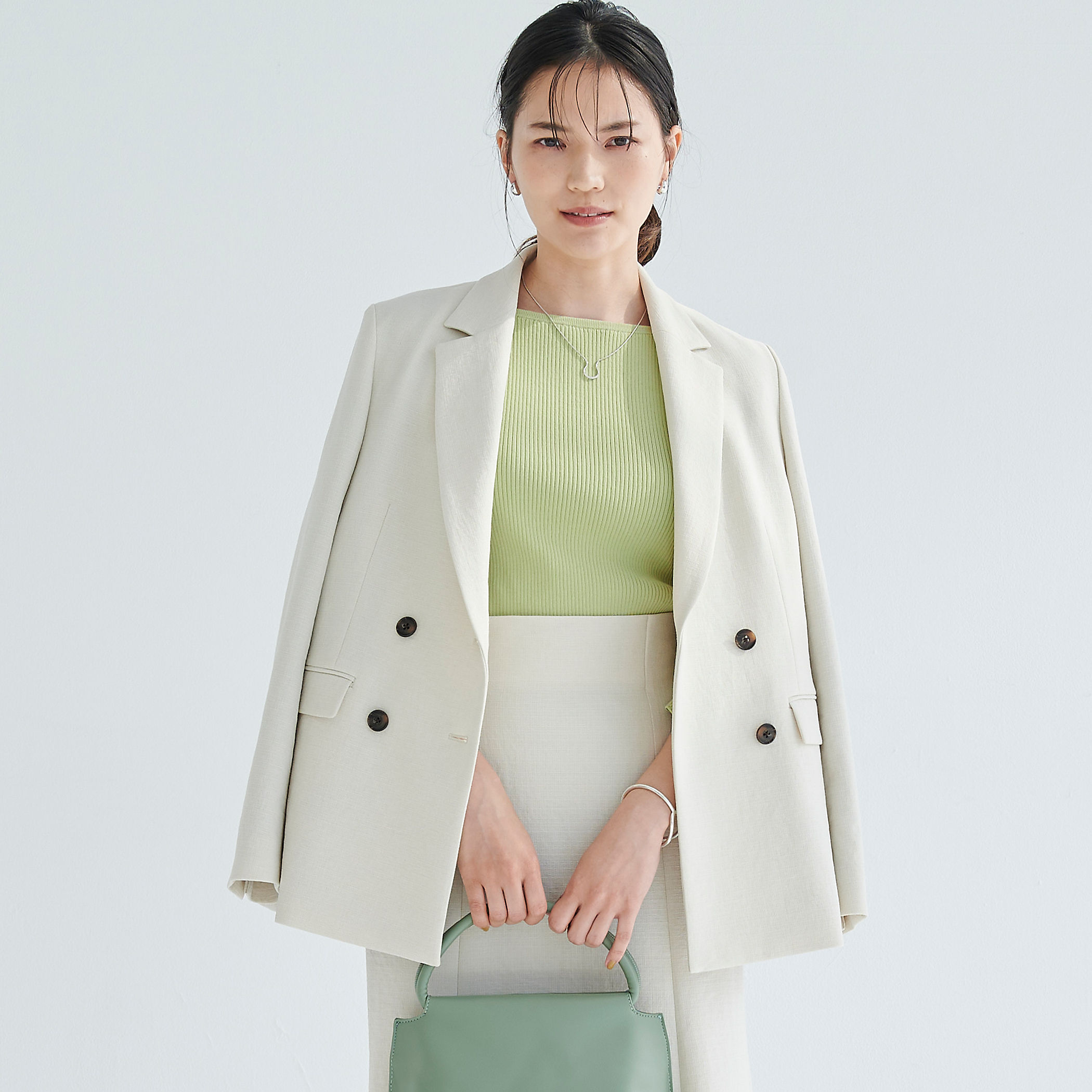 UNITED ARROWS green label relaxing/P ブッチャー ダブル ジャケット -ウォッシャブル・ストレッチ・防シワ- ◇No05◇/¥17,600 →¥15,840(10%OFF)