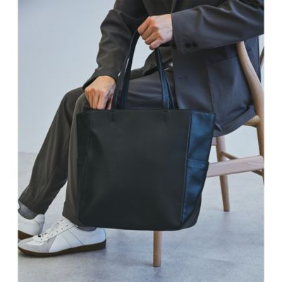 UNITED ARROWS green label relaxing：MEN'S(ユナイテッドアローズ グリーンレーベル リラクシング)のSC GLR ファンクショナル  レザー トートバッグ タテ V2通販 | 集英社HAPPY PLUS STORE