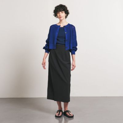 集英社HAPPY PLUS STOREUNITED ARROWS（ユナイテッドアローズ）/＜TO UNITED ARROWS＞ P/PU RAP GATH SKIRT 91/スカート