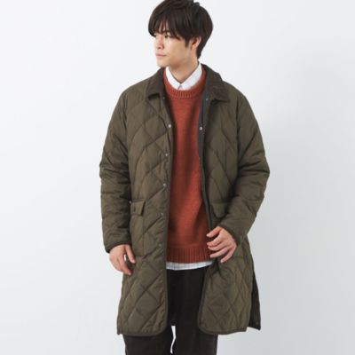 UNITED ARROWS green label relaxing：MEN’S 【WEB限定】＜TAION＞ パイピング ロング ダウンコート
