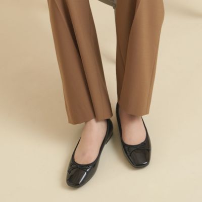 Odette e Odile(オデット エ オディール)の【WEB限定】スクエアバレエ フラット10○↑通販 集英社HAPPY PLUS STORE