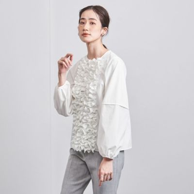 UNITED ARROWS リッチフリル ブラウス