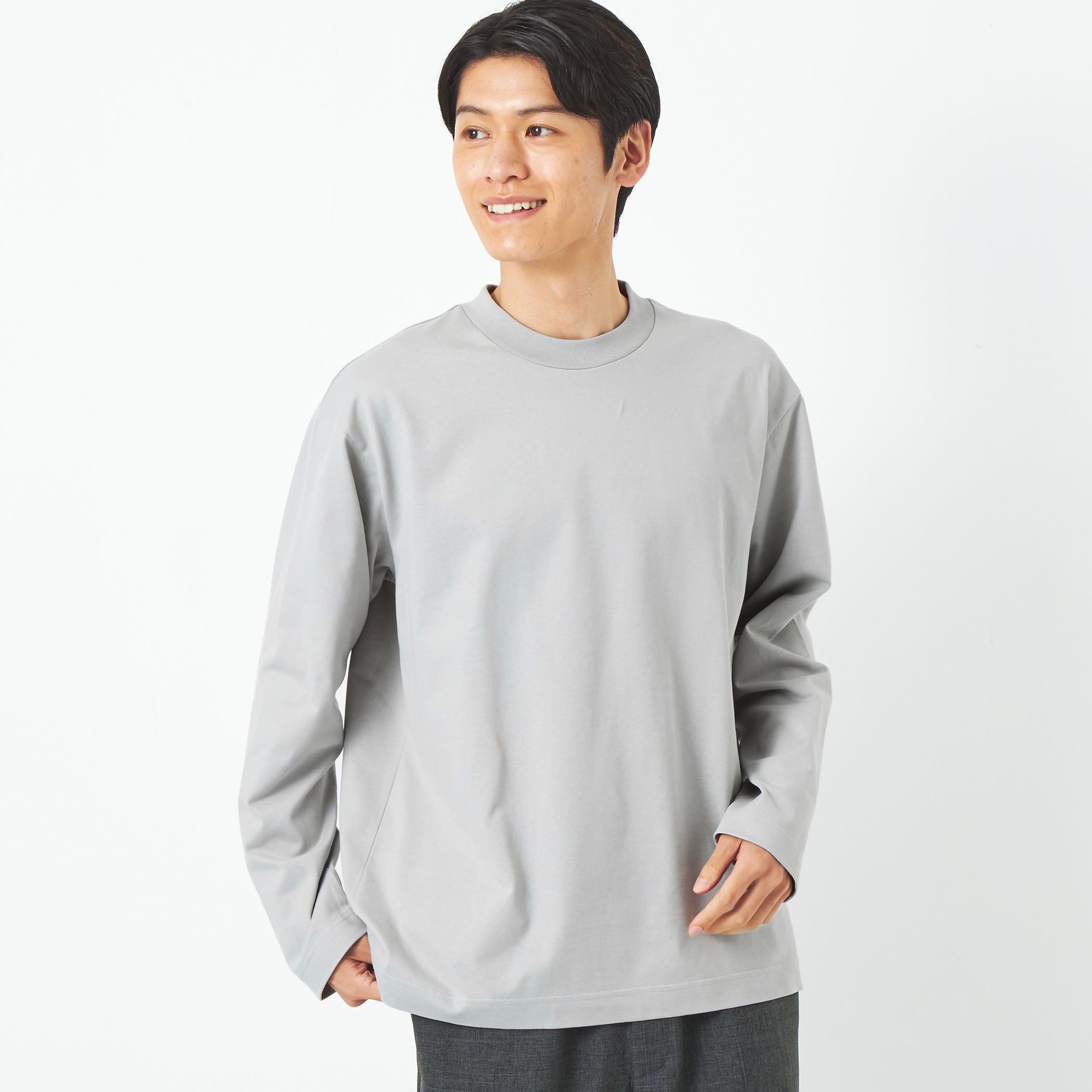  UNITED ARROWS green label relaxing：MEN’S(ユナイテッドアローズ グリーンレーベル リラクシング)/スヴィン ミラノ ワイドカラー カットソー