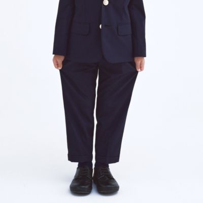 ＜集英社＞ UNITED ARROWS green label relaxing：KID’S(ユナイテッドアローズ グリーンレーベル リラクシング)/T/W ソリッド パンツ 9L ネイビー 110cm-130cm