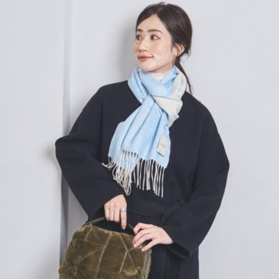 UNITED ARROWS 【別注】＜PIACENZA＞シルク/カシミヤ マフラー