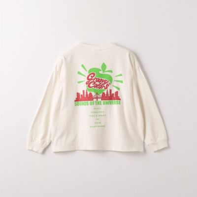 ＜集英社＞ UNITED ARROWS green label relaxing：KID’S(ユナイテッドアローズ グリーンレーベル リラクシング)/＜GROOVY COLORS＞TJ APPLE ワイド ロングTシャツ 120cm