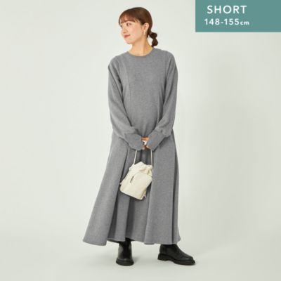 ＜集英社＞ 12closet(トゥエルブクローゼット)/【洗える】バンドカラーワンピース