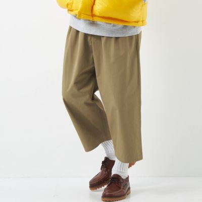UNITED ARROWS green label relaxing：MEN’S 【WEB限定】＜GLR or＞ワイド ストレート 8分丈  クロップドパンツ