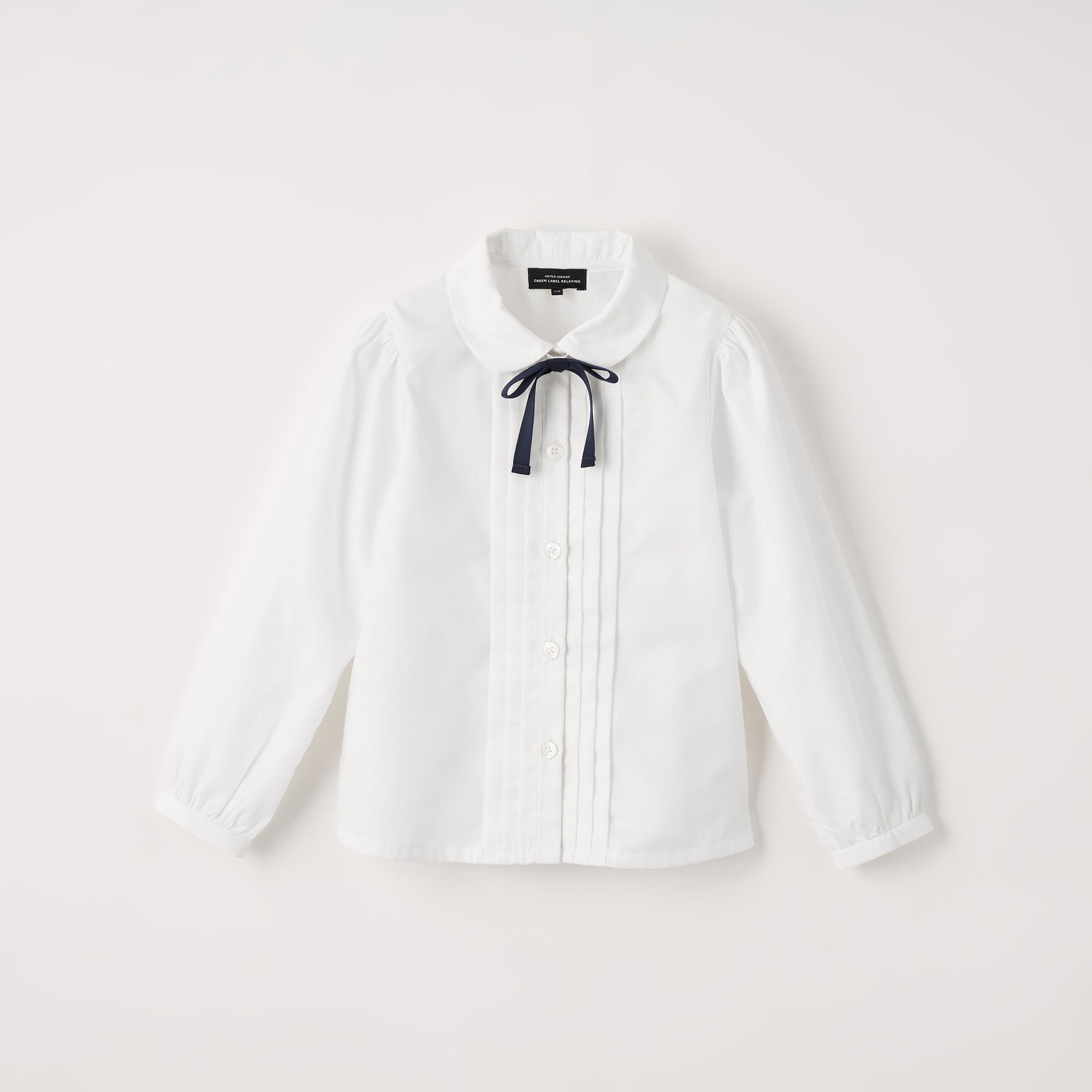  UNITED ARROWS green label relaxing：KID’S(ユナイテッドアローズ グリーンレーベル リラクシング)/リボンタック マルエリ ブラウス