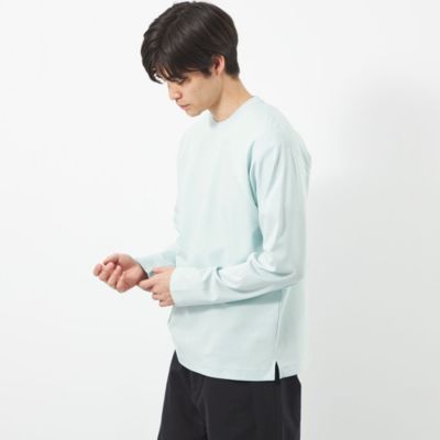 UNITED ARROWS green label relaxing：MEN’S オーガニックコットン ポンチ クルーネック Tシャツ