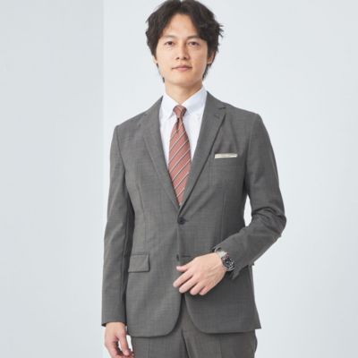 UNITED ARROWS green label relaxing：MEN'S(ユナイテッドアローズ グリーンレーベル リラクシング)のA+  TWPU 千鳥 スリム 2B ジャケット -ウォッシャブル・ストレッチ・防シワ-通販 | 集英社HAPPY PLUS STORE