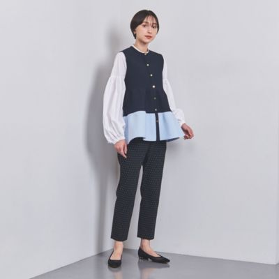 UNITED ARROWS(ユナイテッドアローズ)のバイカラー ティアード ベスト