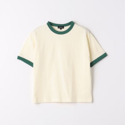 ＜集英社＞ UNITED ARROWS green label relaxing：KID’S(ユナイテッドアローズ グリーンレーベル リラクシング)/TJ 天竺 リンガー Tシャツ 100cm-130cm