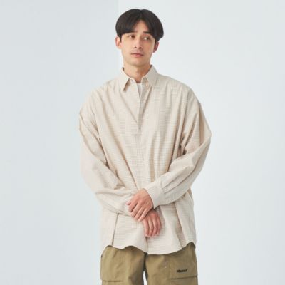 UNITED ARROWS green label relaxing：MEN’S 【WEB限定】＜GLR or＞プレイド チェック柄 リラックス 長袖  シャツ