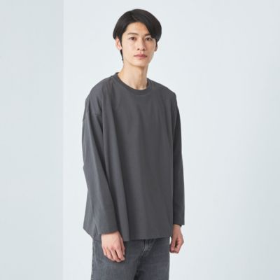 UNITED ARROWS green label relaxing：MEN’S 【WEB限定】＜GLR or＞ドライクリーン ルーズ ロンT  カットソー -吸水速乾・抗菌-