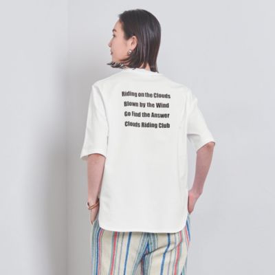 UNITED ARROWS ＜SACRA＞バックロゴ Tシャツ