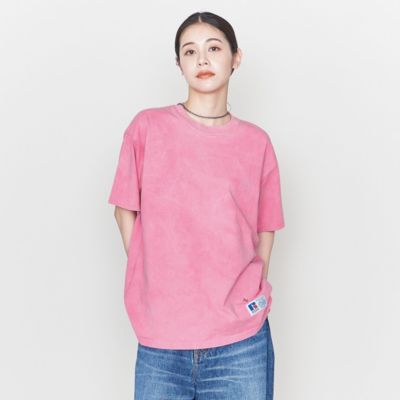 ASTRAET 別注＜RUSSELL ATHLETIC for ASTRAET＞ACID WASH Tシャツ