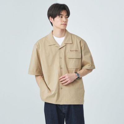 「UNITED TOKYO」 半袖シャツ 1 カーキ メンズ