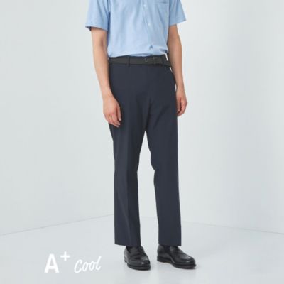 UNITED ARROWS green label relaxing：MEN’S A+ COOL トリコット スタンダード イージー スラックス  -防シワ・ストレッチ・接触冷感-