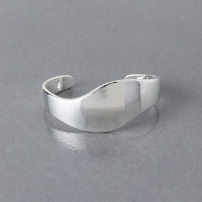 PHILIPPE AUDIBERT/クロスデザインシルバーバングル フィリップ