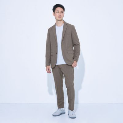 UNITED ARROWS green label relaxing：MEN'S(ユナイテッドアローズ グリーンレーベル  リラクシング)の【WEB限定】JUST fit ドライPEスリムセットアップ ジャケット＆パンツ -吸水速乾・防シワ-通販 | 集英社HAPPY  PLUS STORE