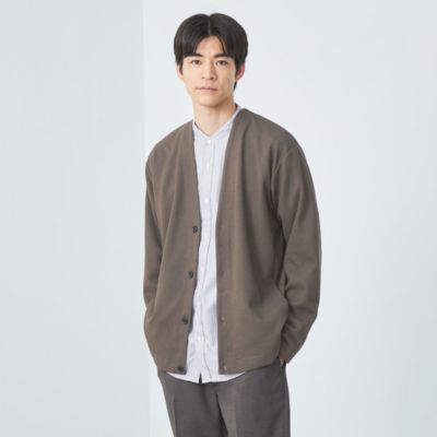 集英社HAPPY PLUS STOREUNITED ARROWS green label relaxing：MEN’S（ユナイテッドアローズ グリーンレーベル リラクシング）/カノコ ダブルフェイス カーディガン