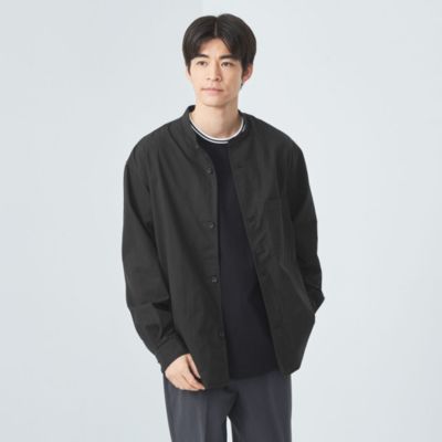 UNITED ARROWS green label relaxing：MEN'S(ユナイテッドアローズ グリーンレーベル  リラクシング)のC/LY/NY バンドカラー CPO シャツジャケット通販 | 集英社HAPPY PLUS STORE