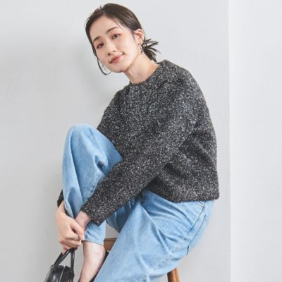 UNITED ARROWS(ユナイテッドアローズ)のグリッターラメ クルーネック ニット通販 | 集英社HAPPY PLUS STORE