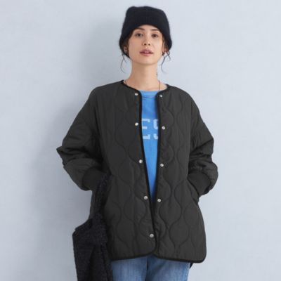 UNITED ARROWS green label relaxing(ユナイテッドアローズ グリーンレーベル リラクシング)の［size  SHORTあり］リバーシブル キルティング ブルゾン -ウォッシャブル・撥水-通販 | 集英社HAPPY PLUS STORE