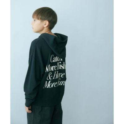 UNITED ARROWS green label relaxing：KID'S(ユナイテッドアローズ グリーンレーベル  リラクシング)の【別注】＜RUSSELL ATHLETIC＞×＜Berkley＞プリント フーディー / キッズ 140cm-150cm通販 |  集英社HAPPY PLUS STORE