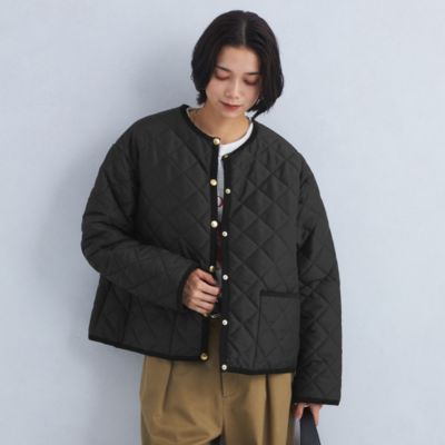 集英社HAPPY PLUS STOREUNITED ARROWS green label relaxing（ユナイテッドアローズ グリーンレーベル リラクシング）/【別注】＜Traditional Weatherwear＞ARKLEY Aライン キルティング ショート コート