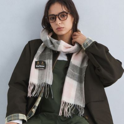 　【国内EXCLUSIVE】＜Barbour＞ タータンチェック マフラー