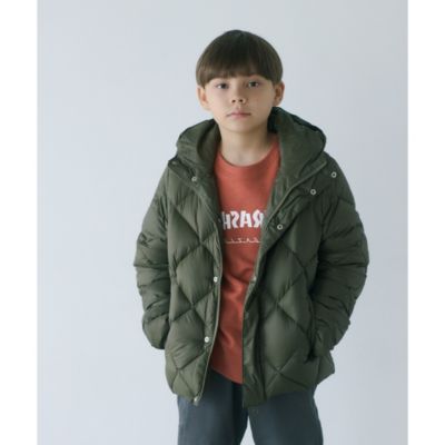 UNITED ARROWS green label relaxing：KID'S(ユナイテッドアローズ グリーンレーベル  リラクシング)の＜TAION＞ シティ フード ダウンジャケット / キッズ 140cm-150cm通販 | 集英社HAPPY PLUS STORE