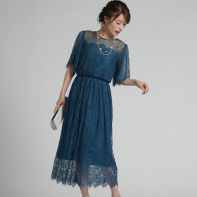 Ketty ケティ の Web別注カラーあり レース使いワンピース通販 Leeマルシェ